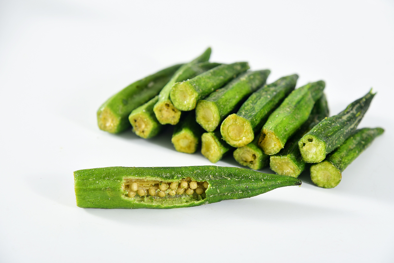 秋葵脆秋葵干坚果拍摄静物摄影一只混江湖的猫