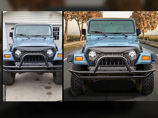 JEEP TJ背景简单合成（个人主页-ZNTcwOTU0MDg=） - 宣传物料 - 站酷设计师哪啊naa原创素材 - 站酷ZCOOL