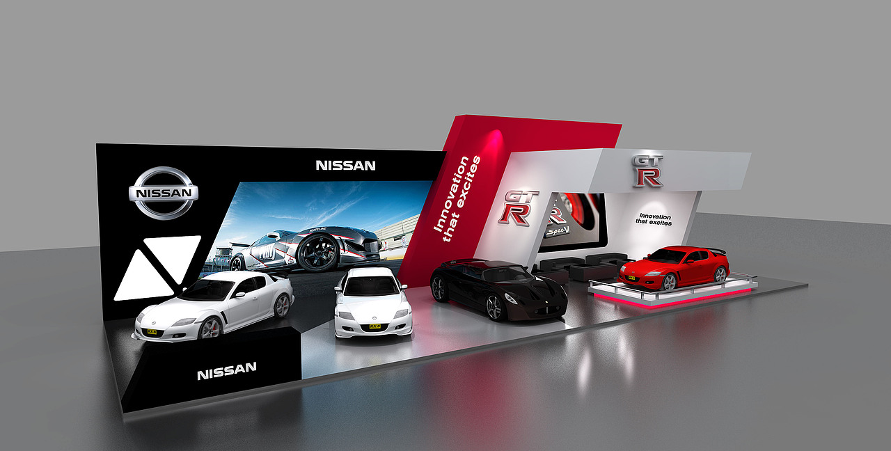 东风日产2014深港澳国际车展展台设计