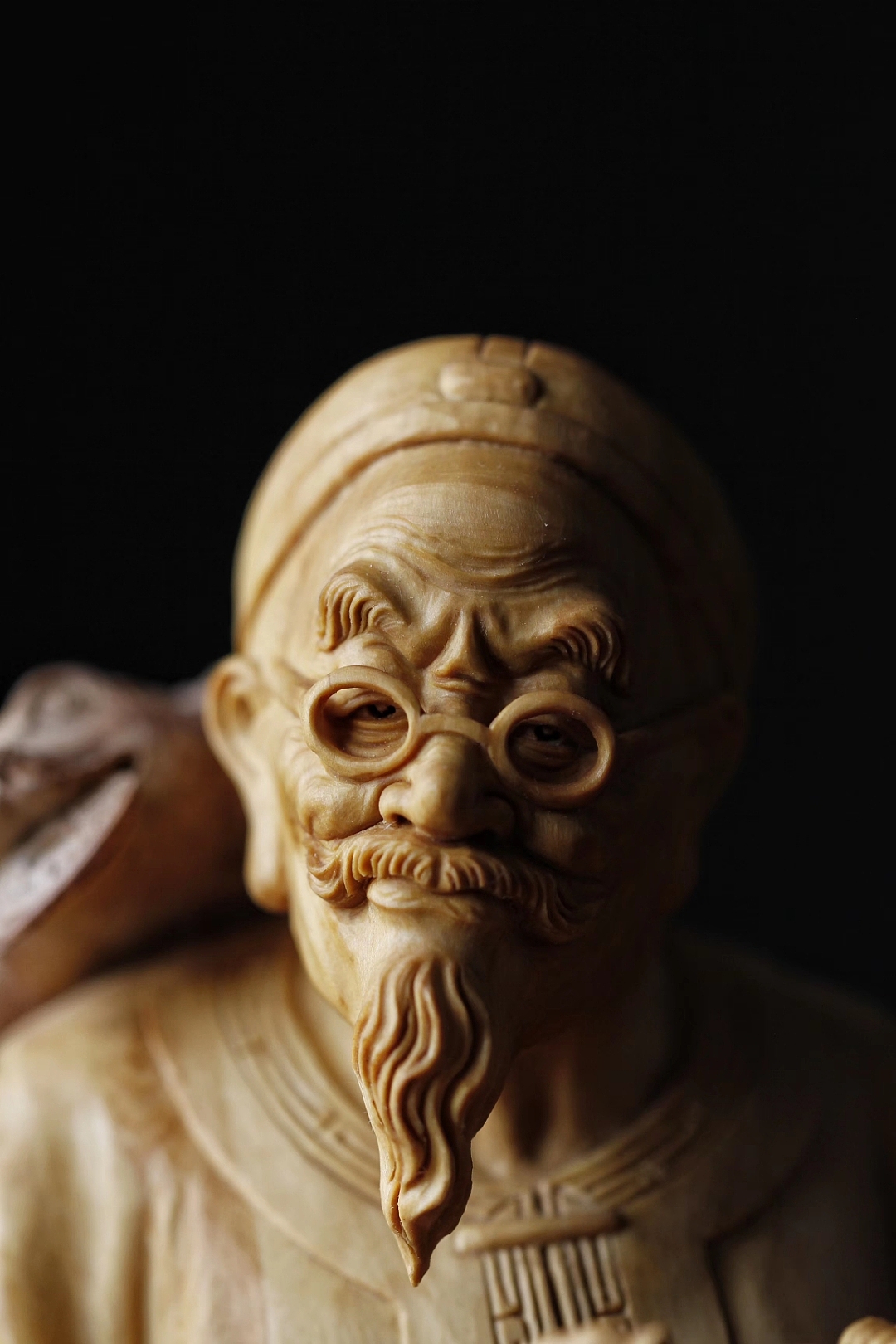 手工雕刻财主 大地主