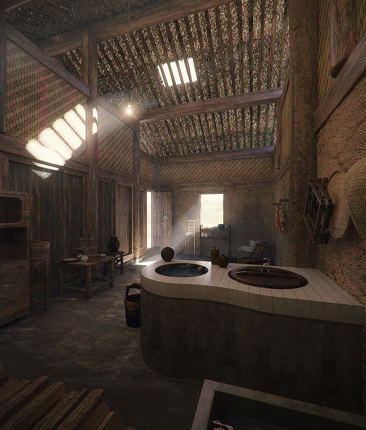 川西民居展厅|空间|展陈设计|yujie_78 - 原创作品 - 站酷 (zcool)