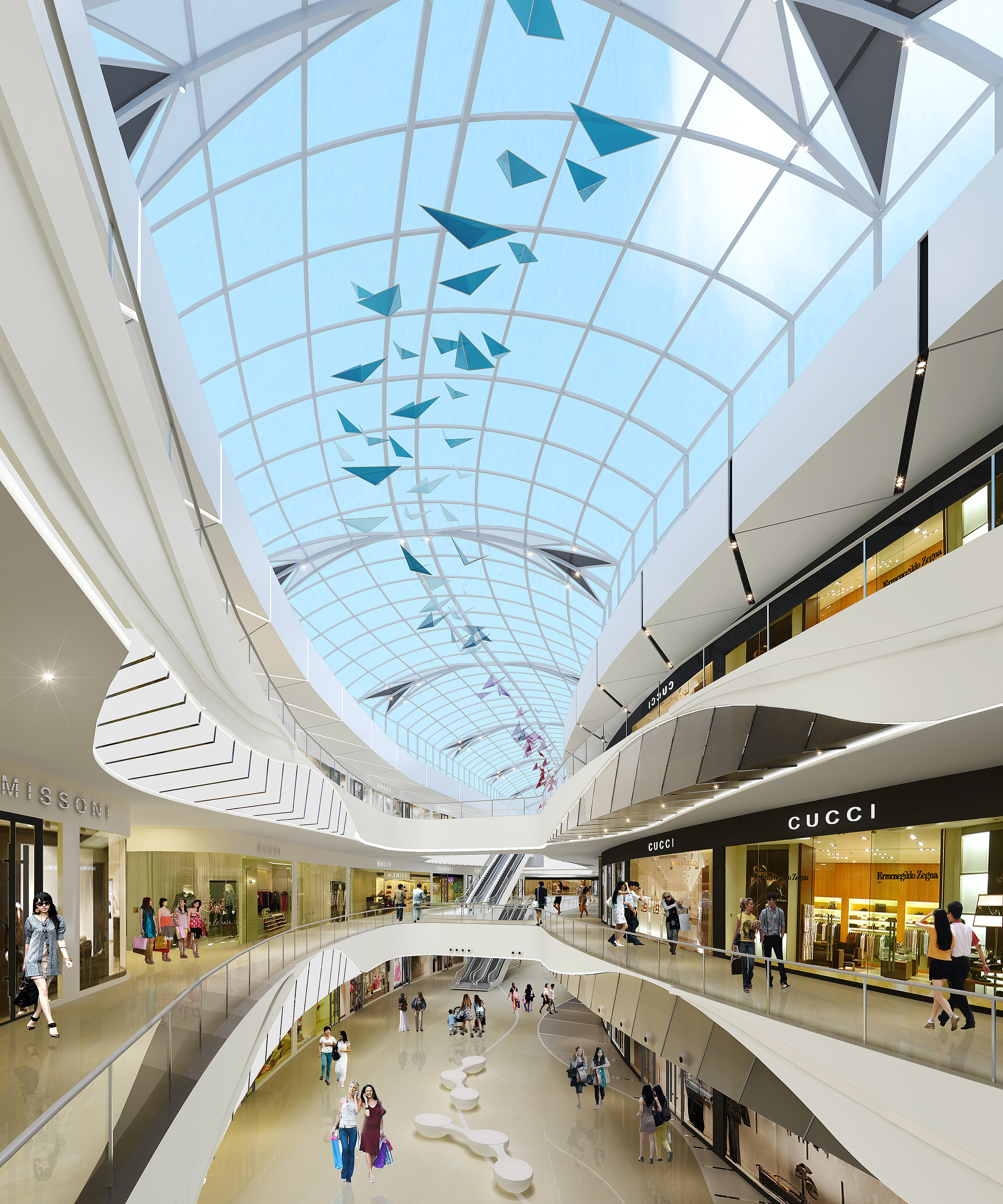 商场|空间|室内设计|1992效果图小瑜 - 原创作品 - 站酷 (zcool)