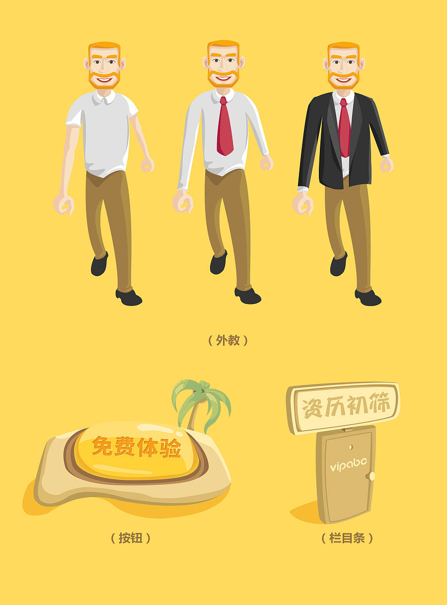 VIPABC 儿童版 专题设计（图ZMjMwMjQ1ODg=） - 运营设计 - 站酷设计师千田十一原创素材 - 站酷ZCOOL