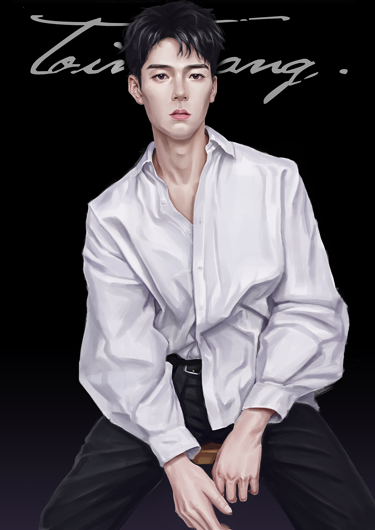 半身像联习（图ZMTEwNDEwNTky） - 艺术插画 - 站酷设计师ZMD梦蝶原创素材 - 站酷ZCOOL