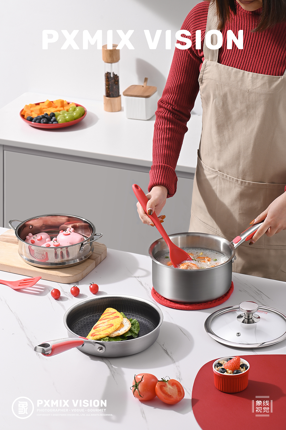 厨具 丨 辅食锅 x 光影集 PXMIX（图ZMjM3NjA0MTk2） - 产品摄影 - 站酷设计师光影集原创素材 - 站酷ZCOOL