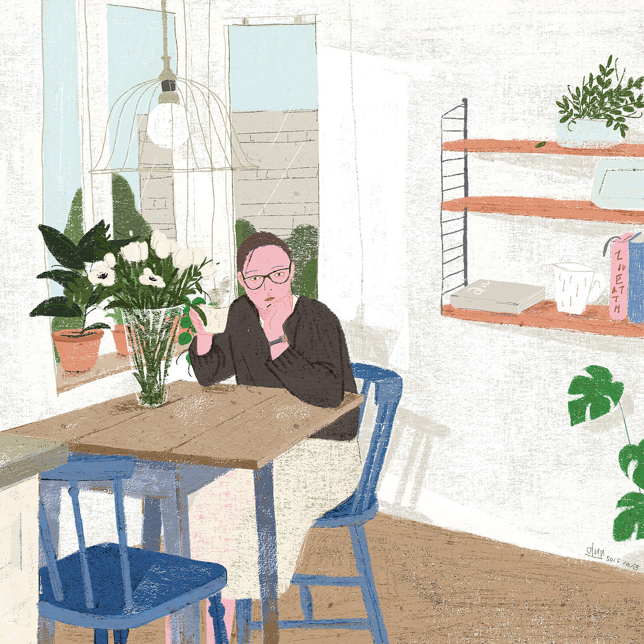 孑然一身（图ZNTc0NDc0MTY=） - 商业插画 - 站酷设计师_ddni原创素材 - 站酷ZCOOL