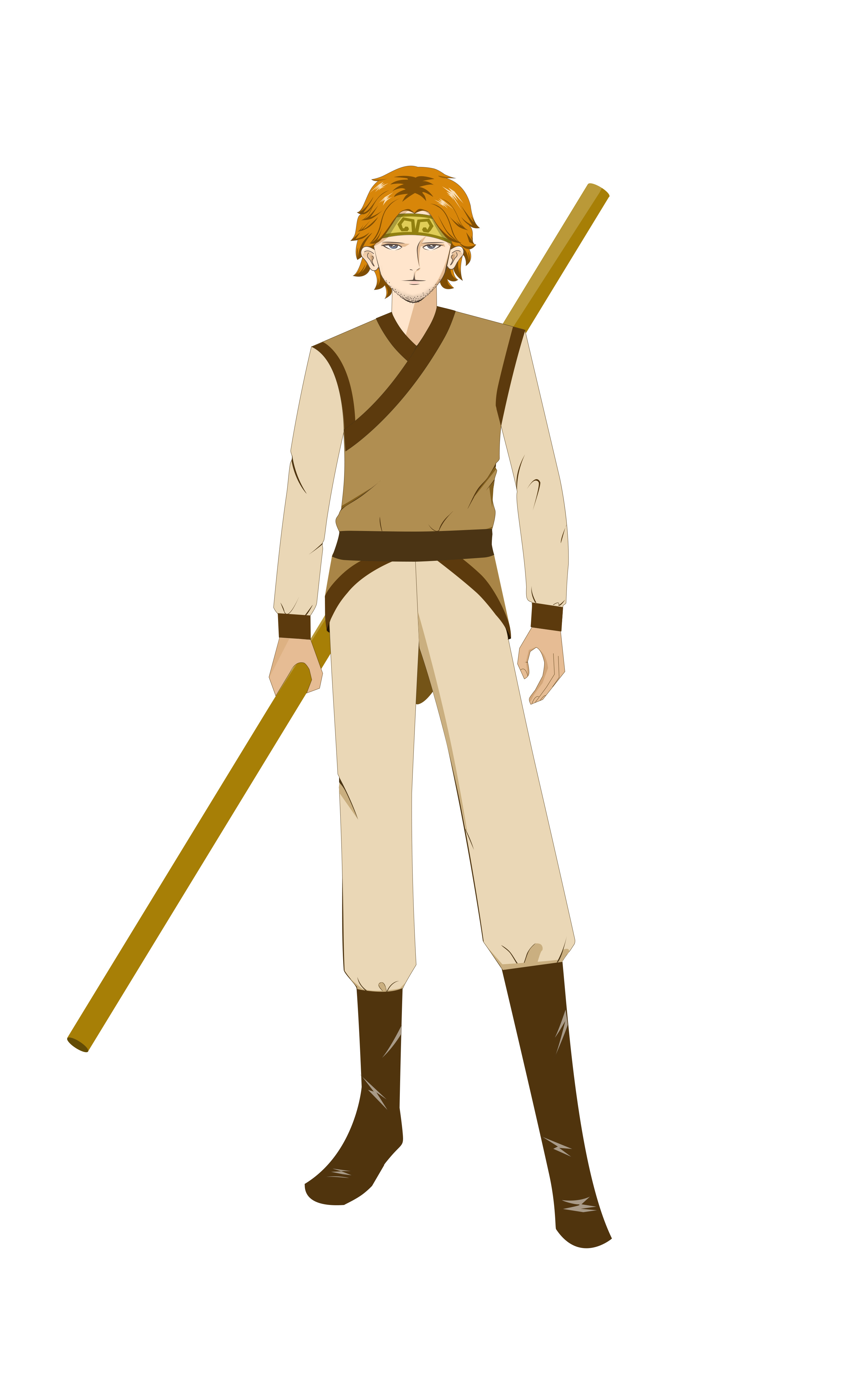 《呆萌小博士》之猴哥角色|动漫|肖像漫画|于小鱼 - 原创作品 - 站酷