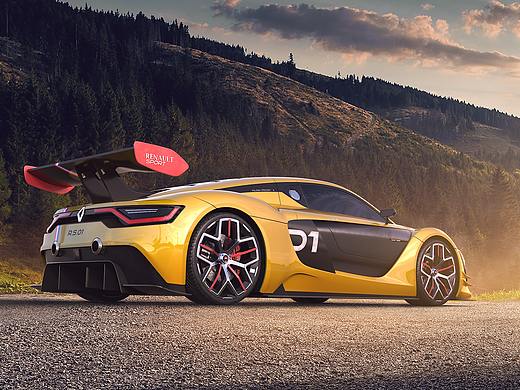 背杀！拒绝正脸！Renault_sport_RS01练习