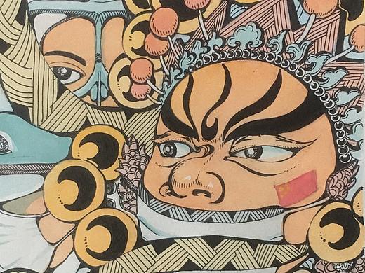 考研装饰画 考研海报设计  原创（深圳大圣教育）