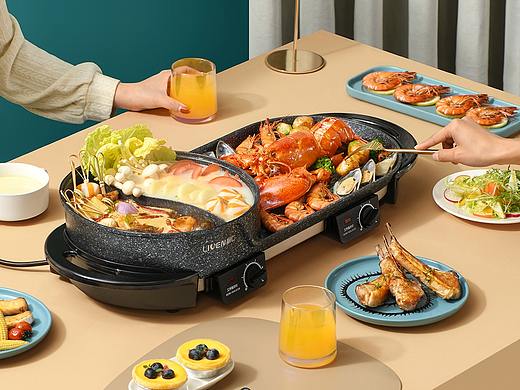 利仁 涮烤盘 x 光影集 PXMIX