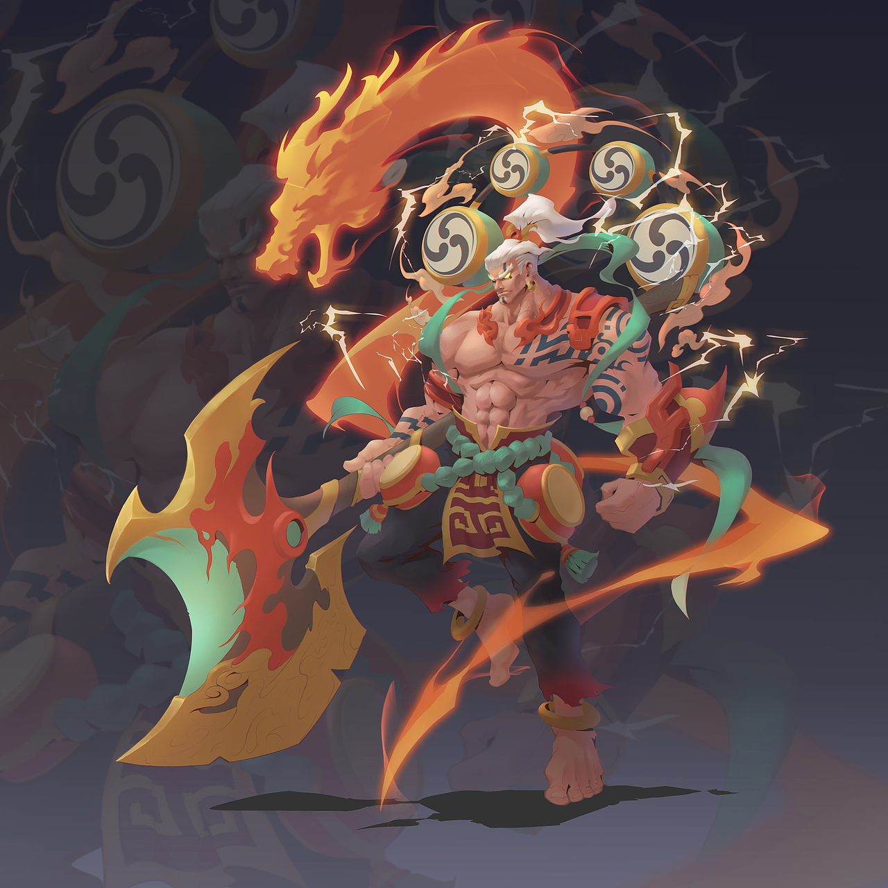 角色设计｜扶摇灵晔（图ZMjY4NTQwNjAw） - 游戏原画 - 站酷设计师后院有一棵良木原创素材 - 站酷ZCOOL