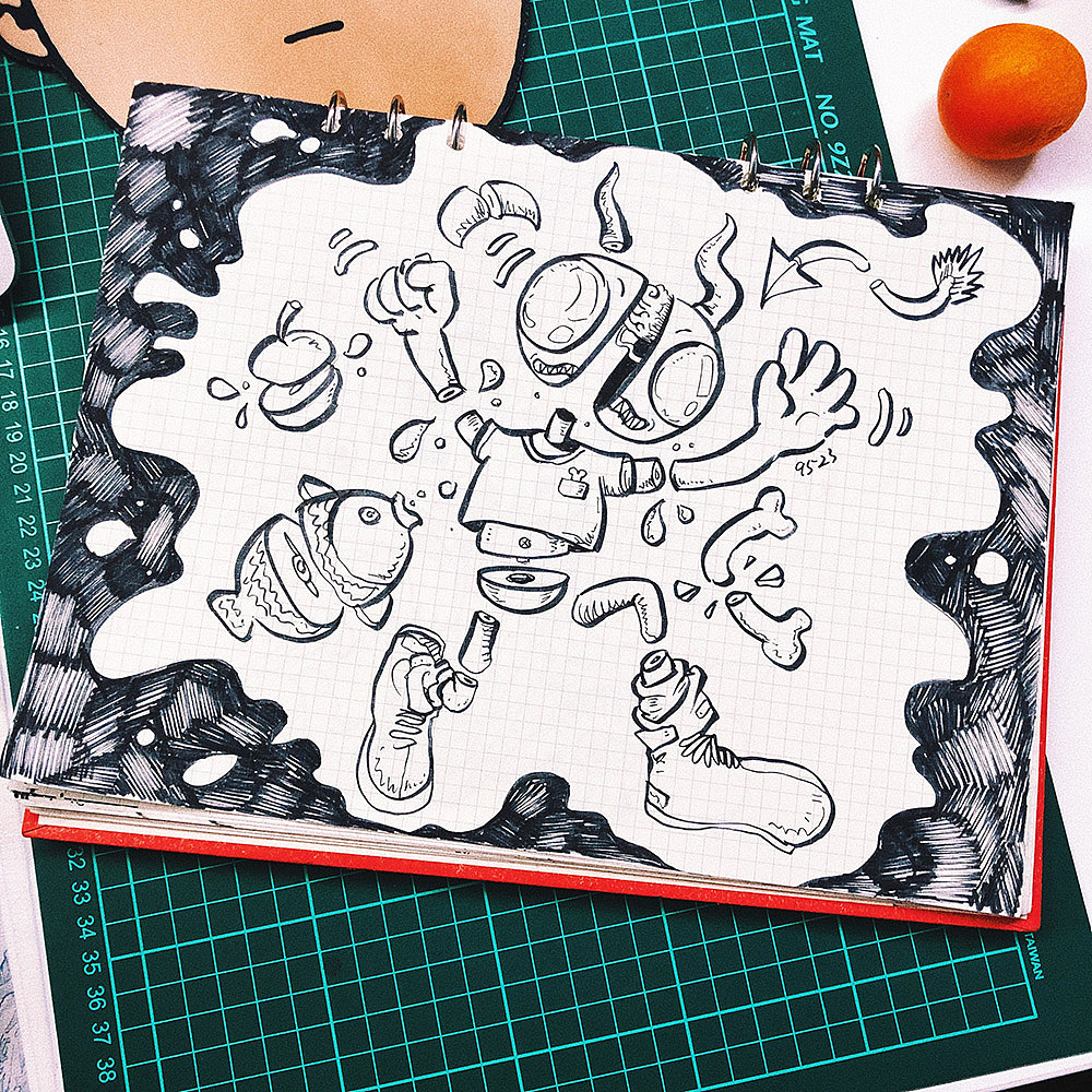 9523的涂鸦小本2.0（图ZMTQxNzM1NDEy） - 创作习作 - 站酷设计师9523原创素材 - 站酷ZCOOL