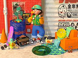 打流期间的小作品