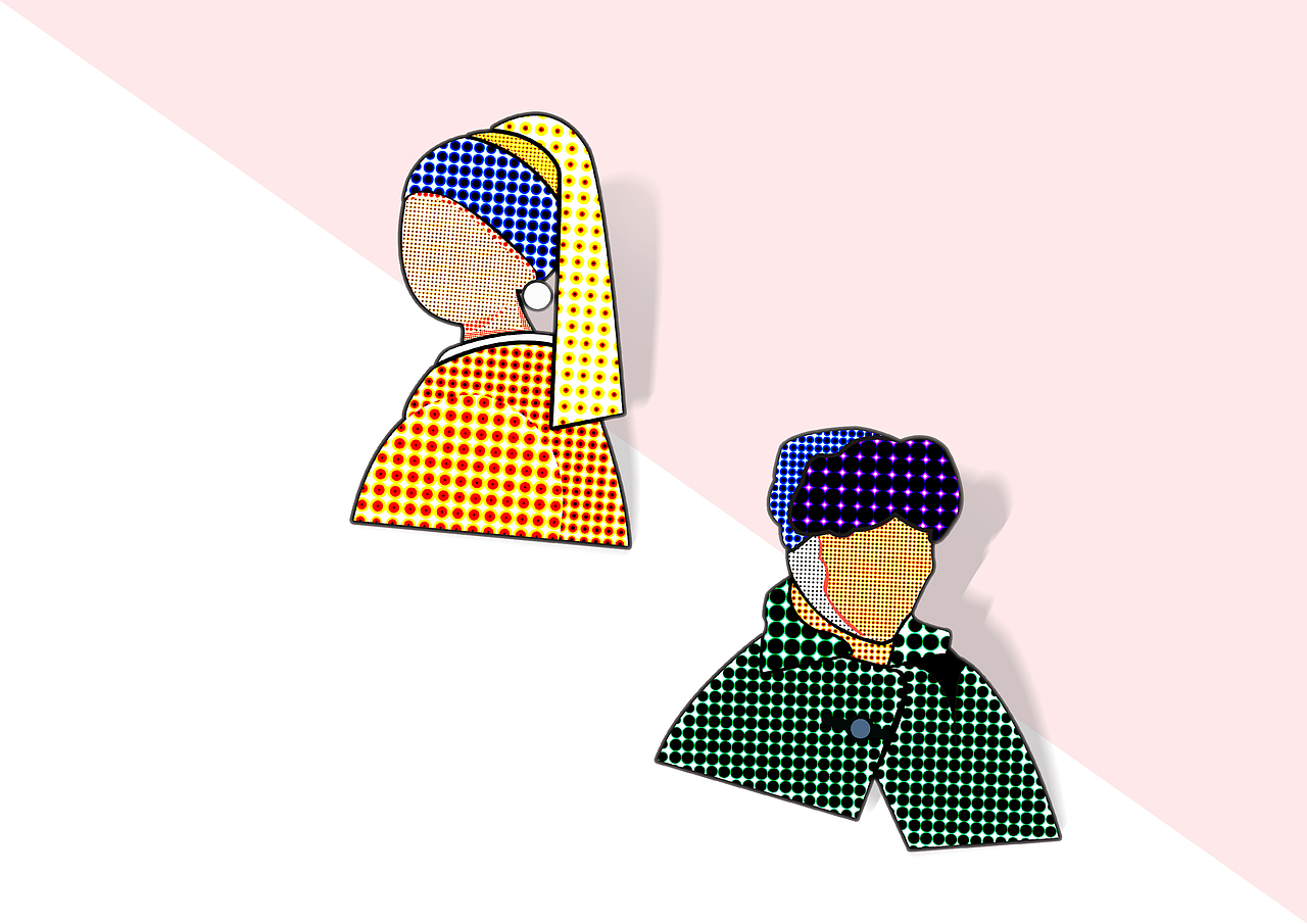 品牌设计 • 名画屋 徽章