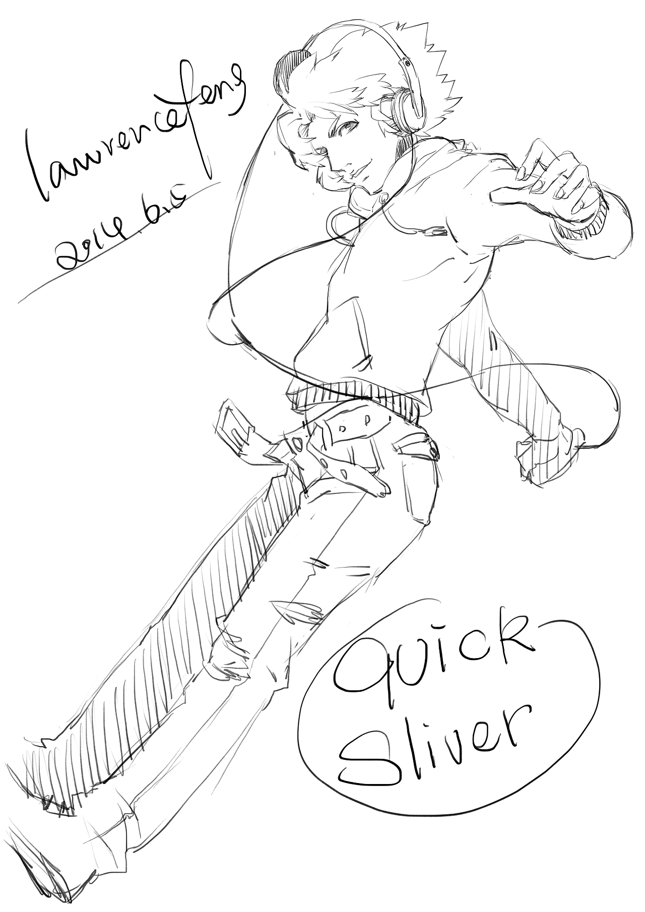 断断续续一些线稿,也不知道什么时候能上色