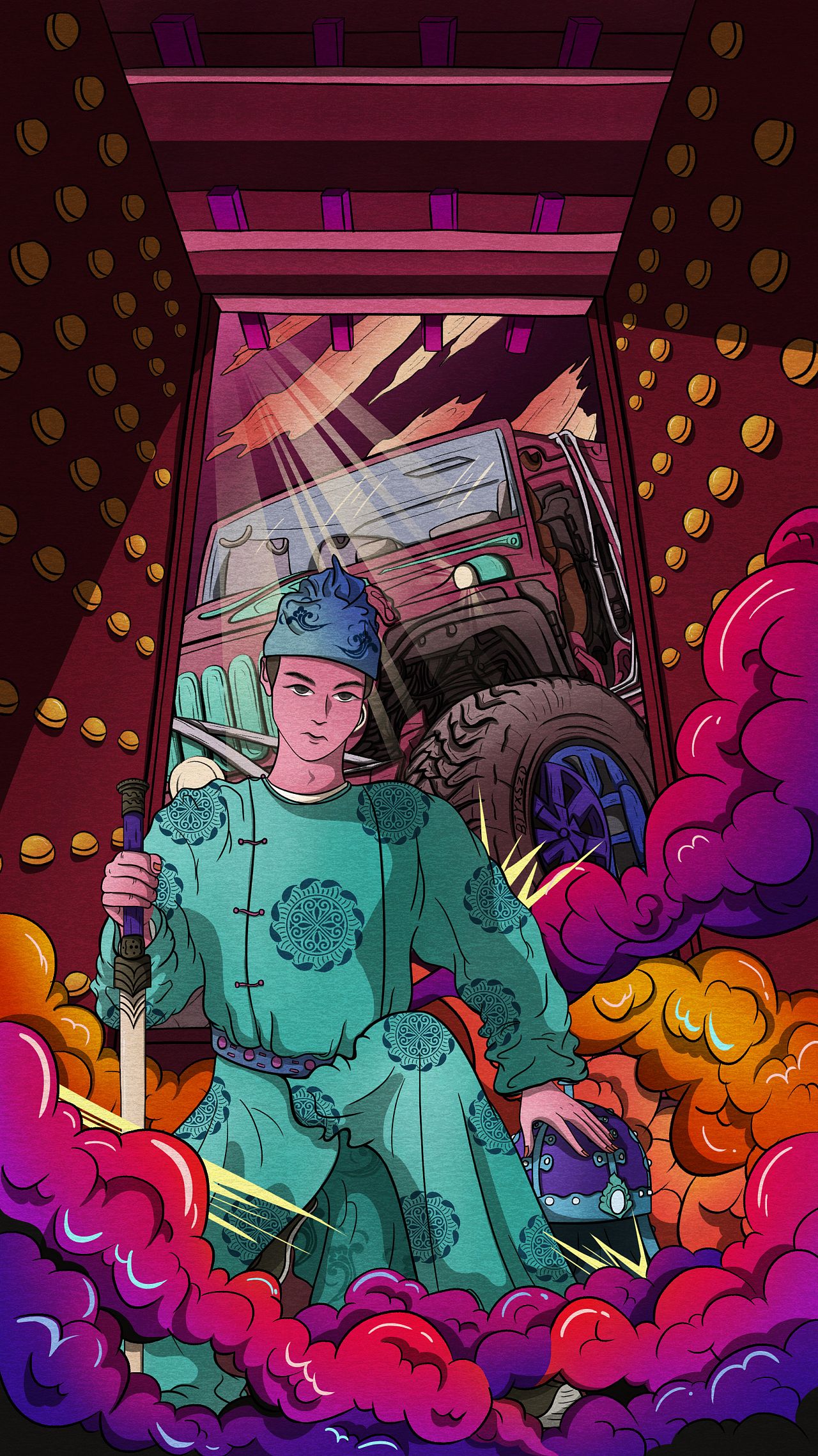 《星星之火》|插画|创作习作|热苏打_soda - 原创作品 - 站酷 (zcool)