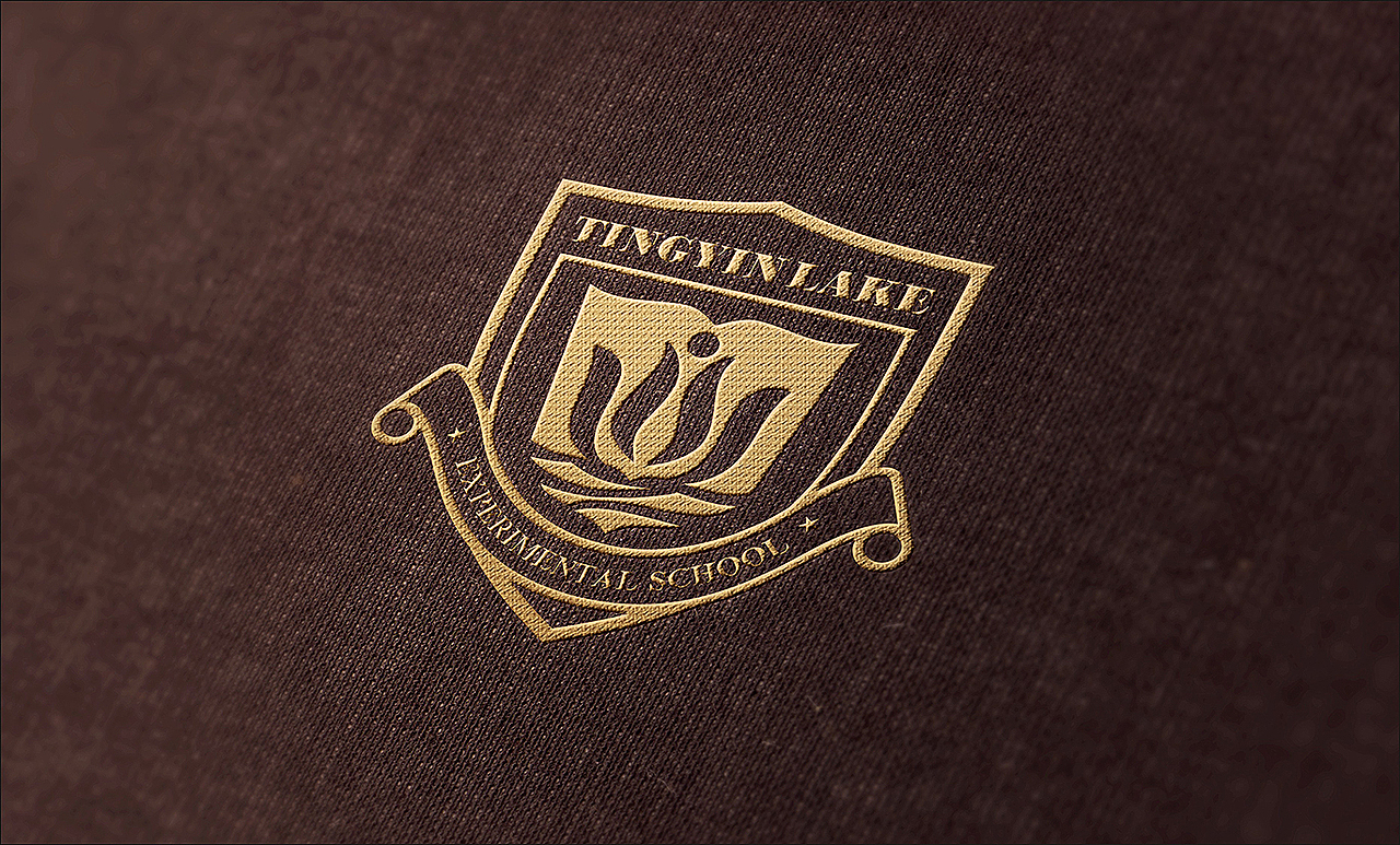 听音湖学校标志设计