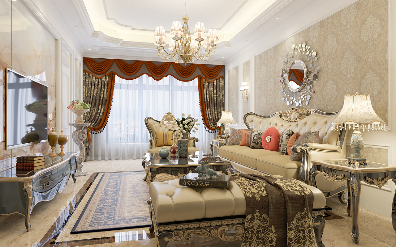 窗帘建模+ 渲染