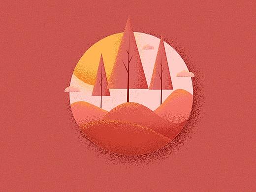 风景（个人主页-ZNDQ0NDAxOTI=） - 创作习作 - 站酷设计师浅浅的小酒窝原创素材 - 站酷ZCOOL