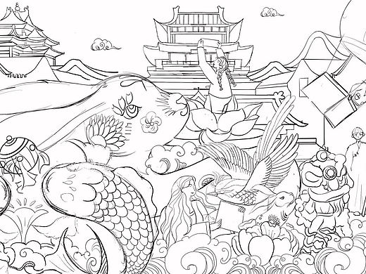 2023兔年插画设计