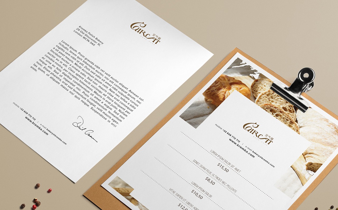 空气猫蛋糕品牌VI设计｜三喵设计