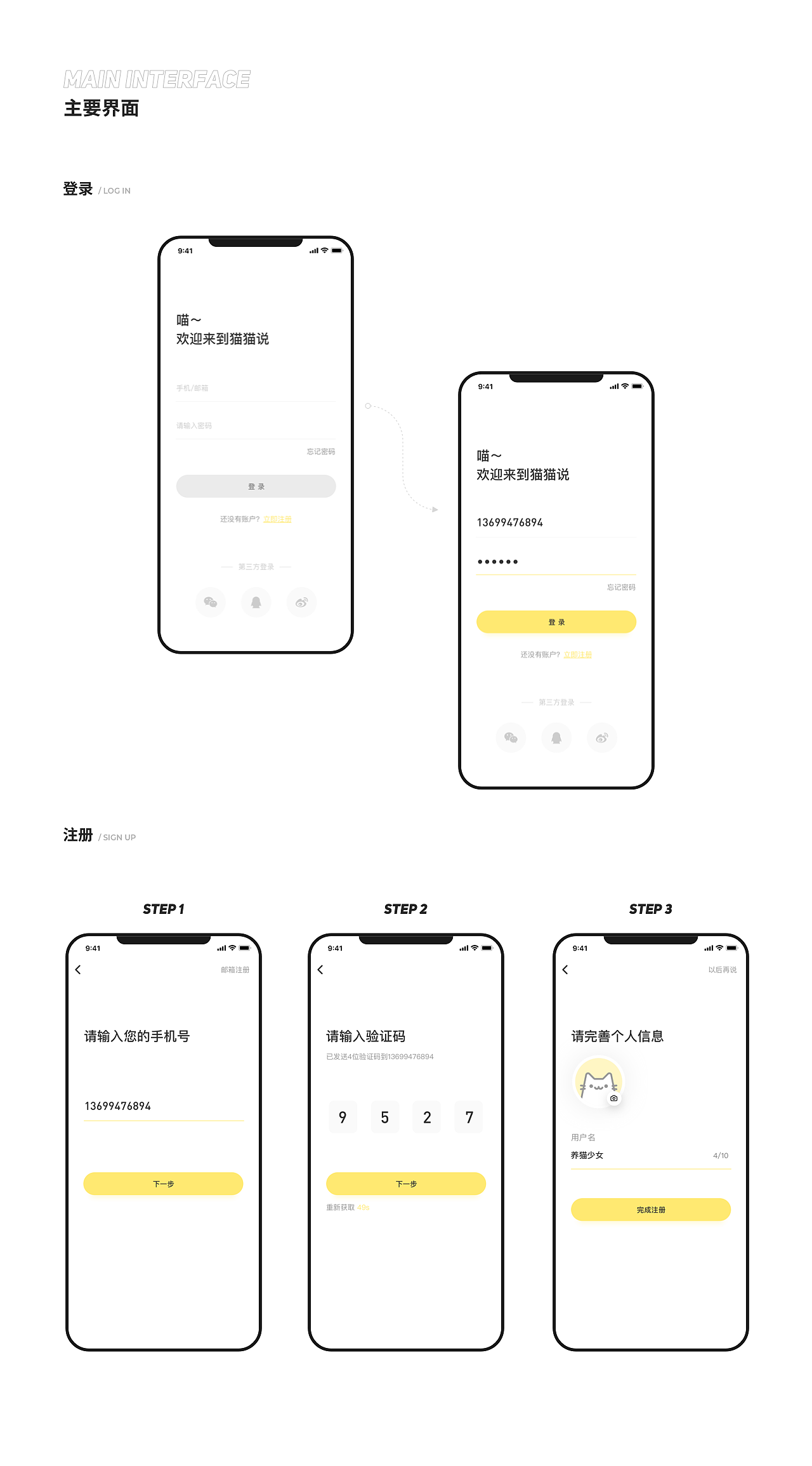 「猫猫说」一个轻量化的猫咪电商APP
