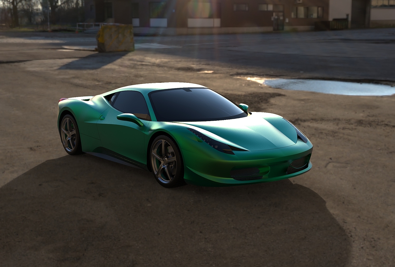 Ferrari-458Rhinoceros+KS模型渲染（图ZMjEzNDQxNjk2） - 机械/交通 - 站酷设计师zbin0218原创素材 - 站酷ZCOOL