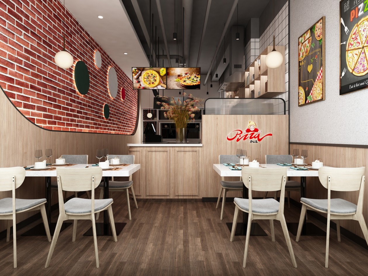 现代loft，工业风格，咖啡厅，披萨西餐|空间|室内设计|I Designer - 原创作品 - 站酷 (ZCOOL)