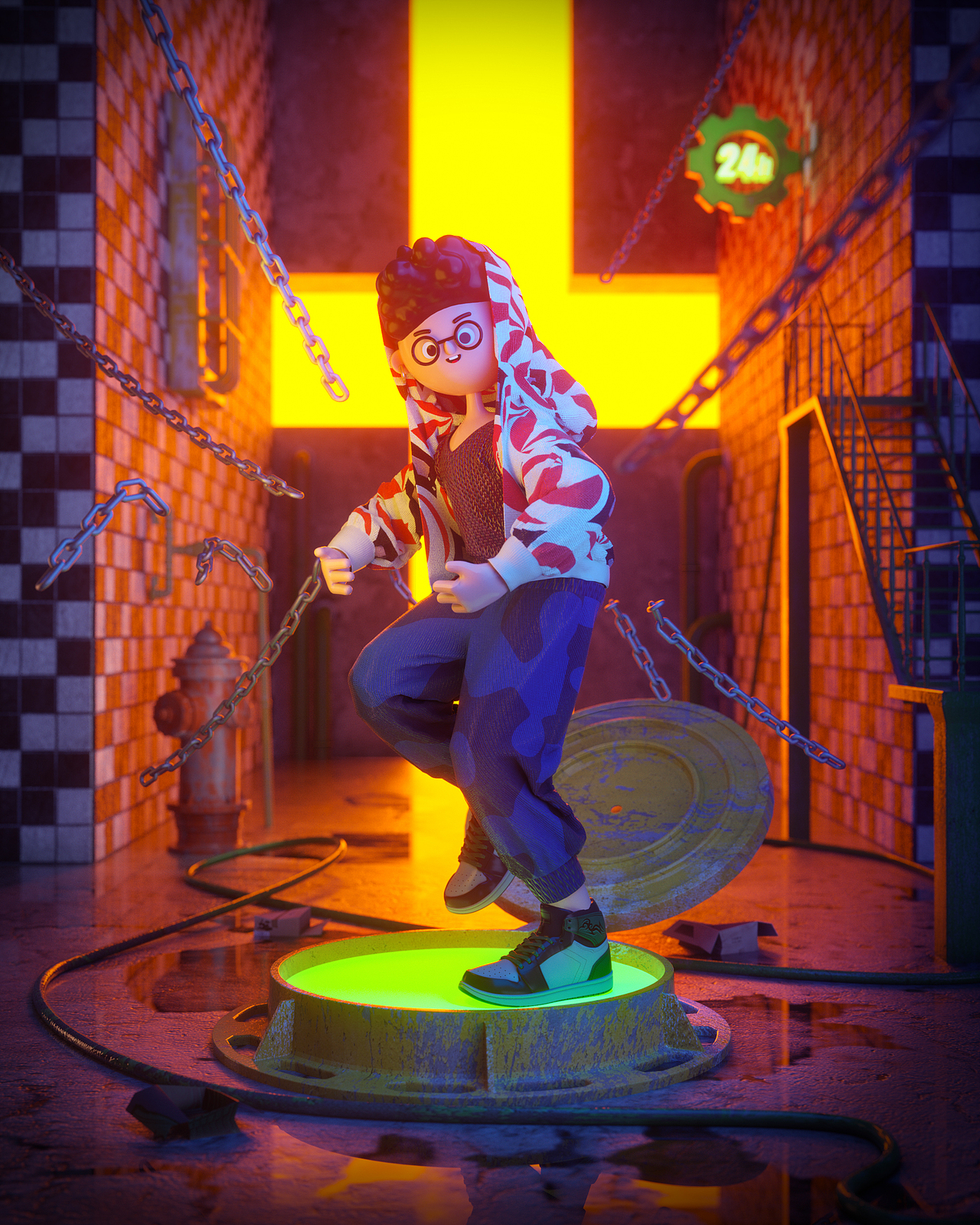 IP形象-尬舞吧!少年。