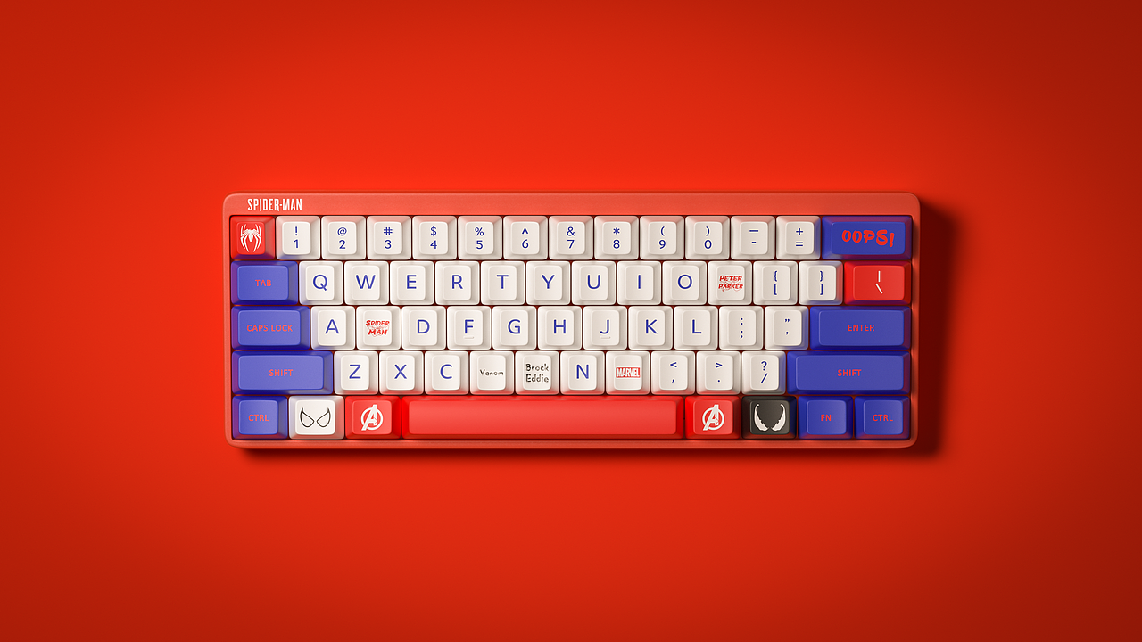 产品表现——蜘蛛侠机械键盘