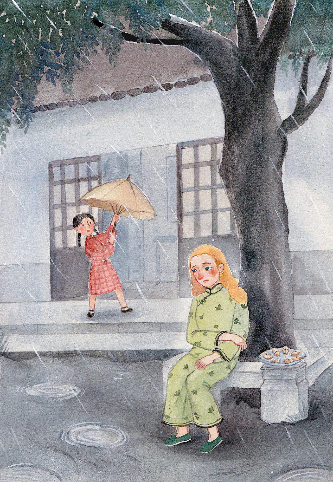 桂花雨宝松师傅内页插图
