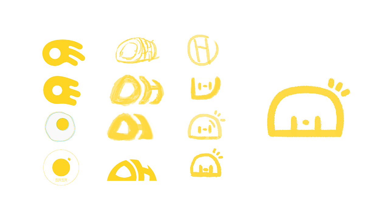 2019｜logo设计-蛋黄蛋黄工作室（图ZMTg2ODMzNTIw） - Logo - 站酷设计师SundayT原创素材 - 站酷ZCOOL
