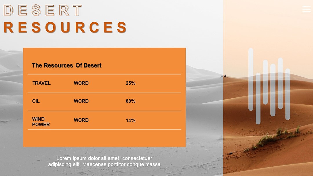 DESERT沙漠风ppt设计（图ZMjg5MjQ2NTAw） - PPT/Keynote - 站酷设计师狸花猫PPT原创素材 - 站酷ZCOOL