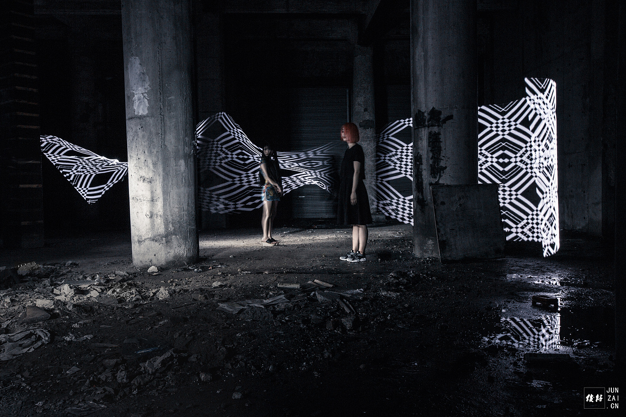 光绘摄影-废墟之光