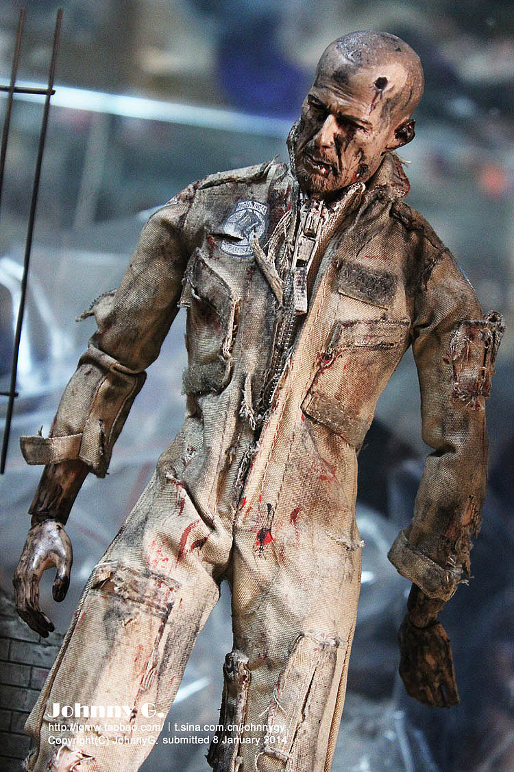 个人重口味旧化涂装行尸走肉超人气弩男丧尸仿真人偶