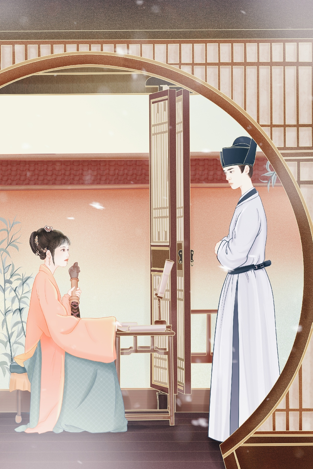 《清平乐》人物剧照手绘插画练习|插画|创作习作|画画的邓芝 - 原创