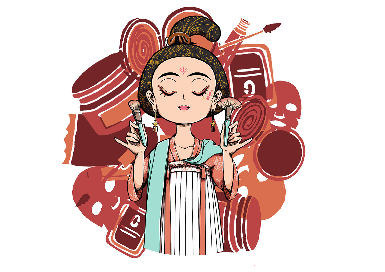 汉女子形象"ip"设计|平面|ip形象|莫穿棉毛裤 - 原创作品 - 站酷 (zco