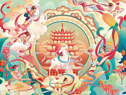 水星家纺《敦煌一刻 美梦上演》