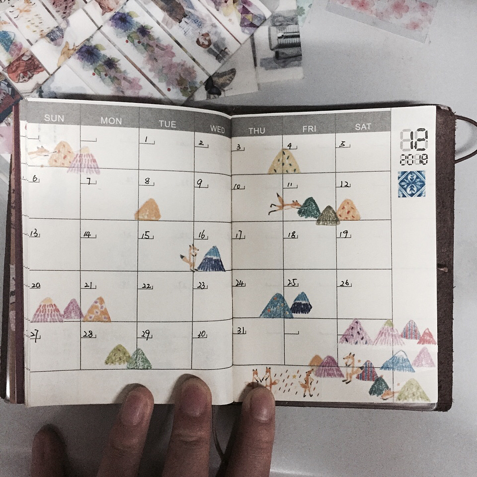 手账；排版；胶带（图ZNDUzODYzMzY=） - 书籍/画册 - 站酷设计师陈陈_C原创素材 - 站酷ZCOOL