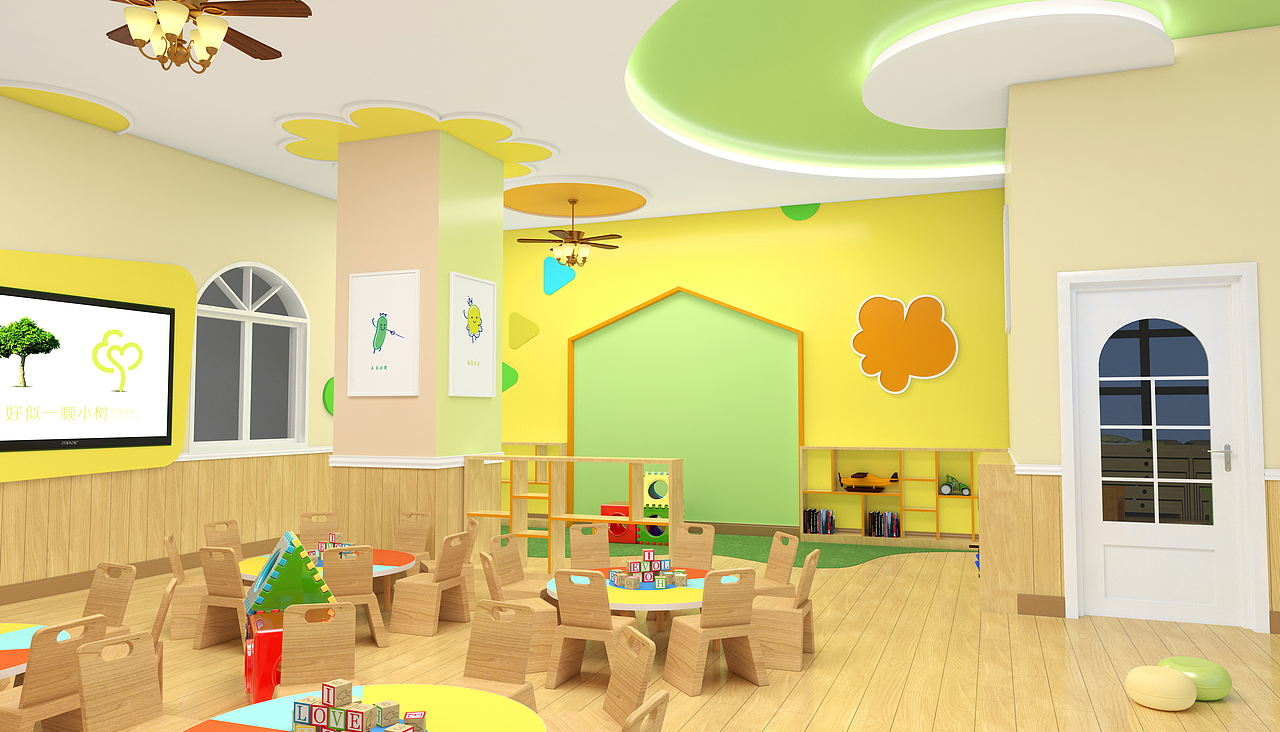 幼儿园空间设计-幼儿园环境设计