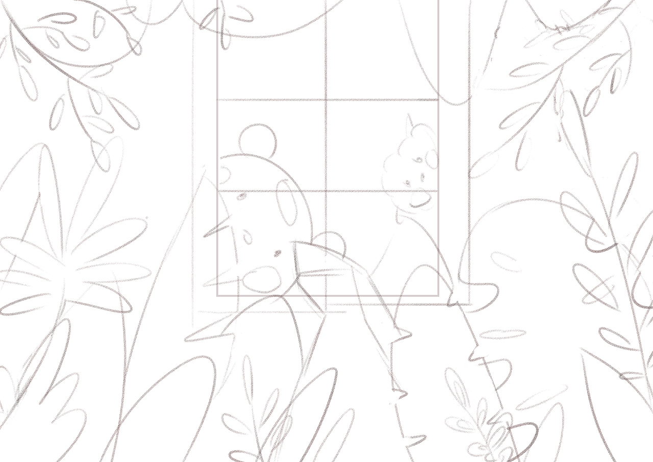 零基础练习2 (植物插画海报)（图ZMjg0NTQzNTI4） - 商业插画 - 站酷设计师小帽哈原创素材 - 站酷ZCOOL