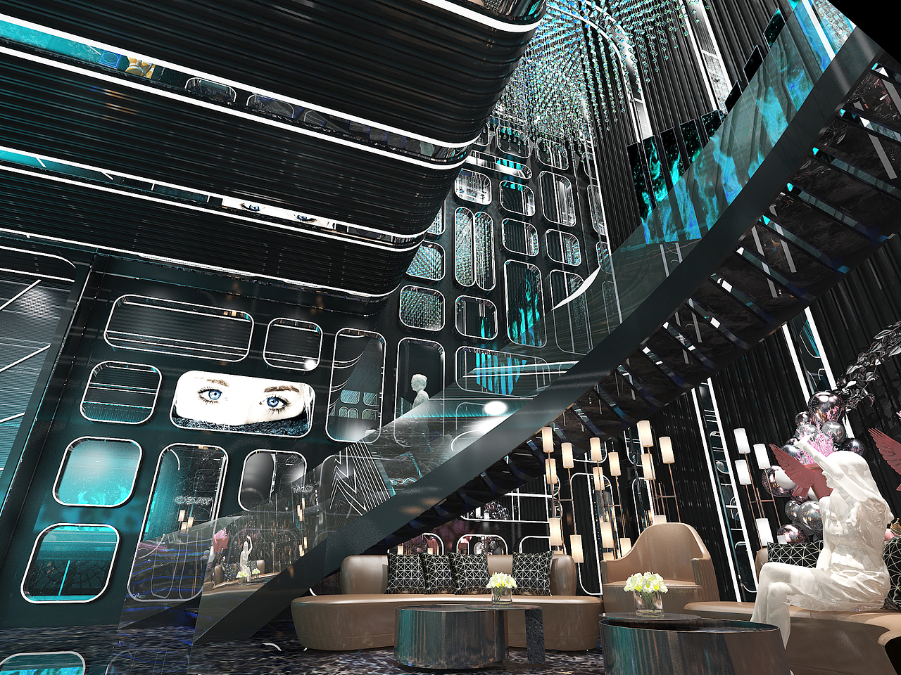 KTV Rendering design【WSWH】（图ZMjIzNTMxNTc2） - 其他空间 - 站酷设计师Jv王杰原创素材 - 站酷ZCOOL