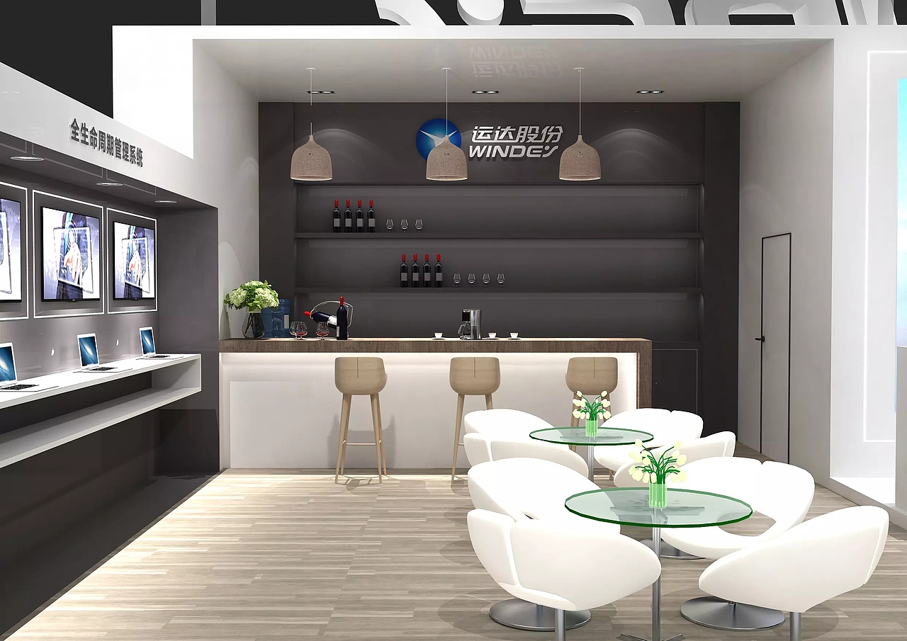 集团企业展位展会展台展览工装家装快闪店3d效果图设计（图ZMjA3MDQ2ODEy） - 其他三维 - 站酷设计师思海设计原创素材 - 站酷ZCOOL