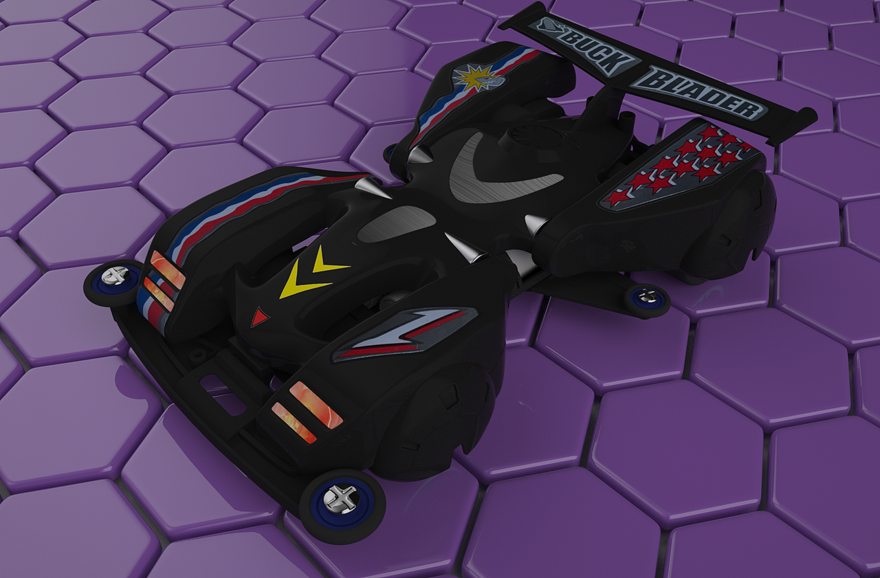 c4d四驱车跳跃者号