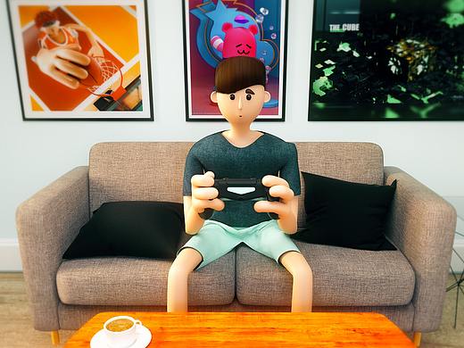 《OWN DAY 自己的一天》 系列角色场景设计