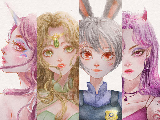 表情包拟人插画系列