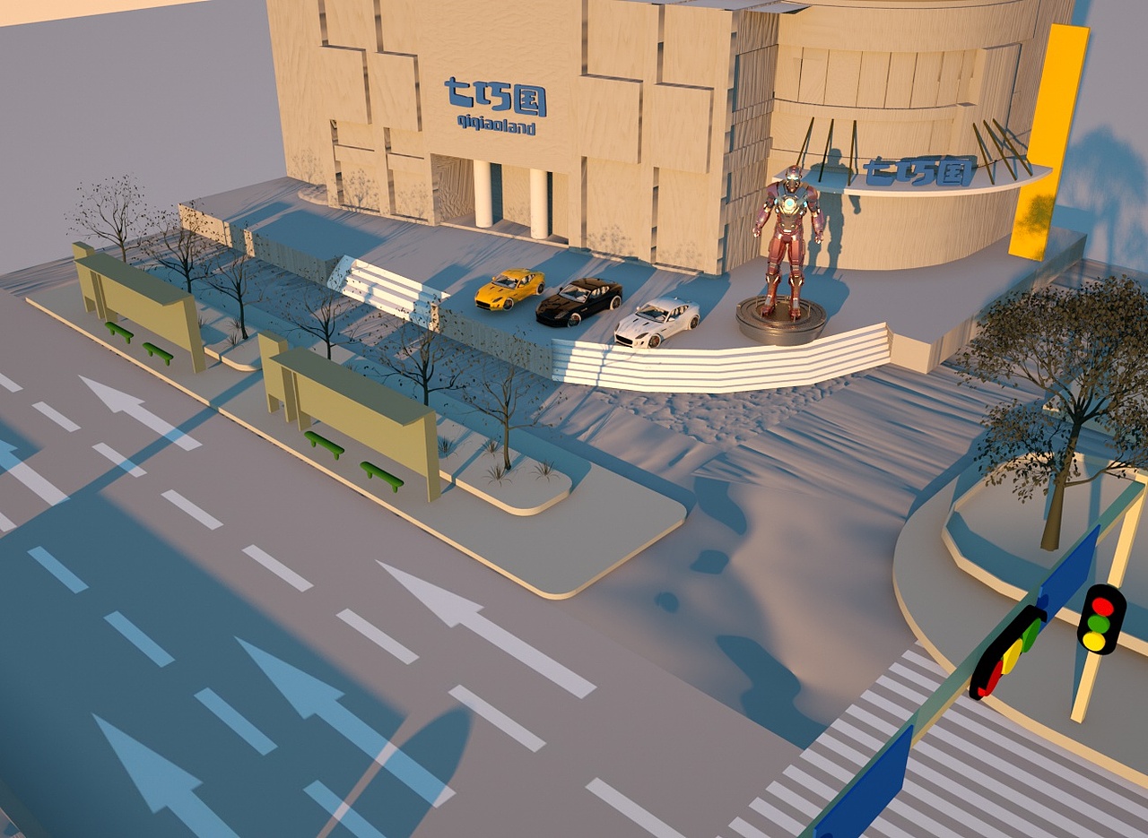 效果图（图ZMTkxNDYwMjcy） - 场景 - 站酷设计师今晚打老虎L原创素材 - 站酷ZCOOL