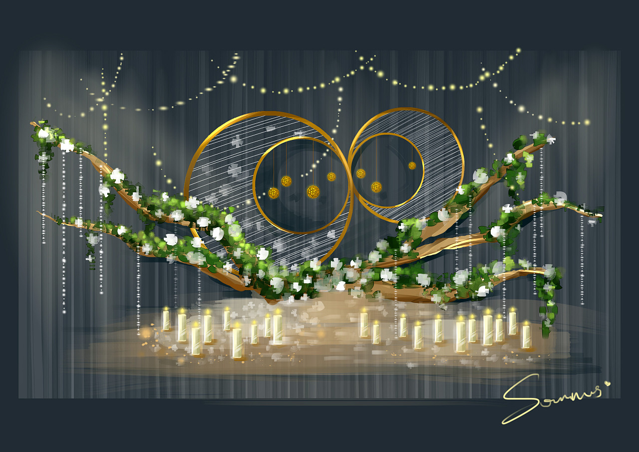 婚礼手绘场景练习2--2017.12.21