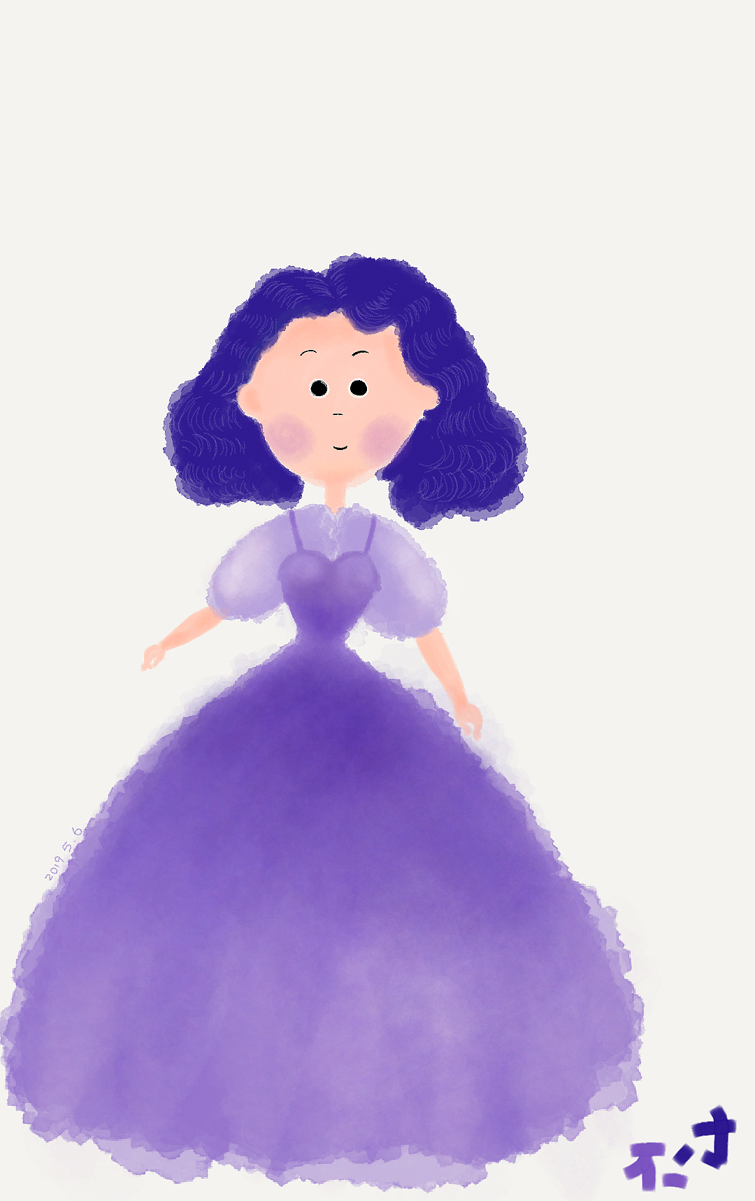 小公主|插画|儿童插画|不才l - 原创作品 - 站酷 (zcool)