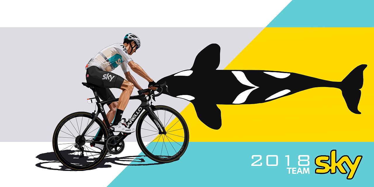 公路车手绘作品小结